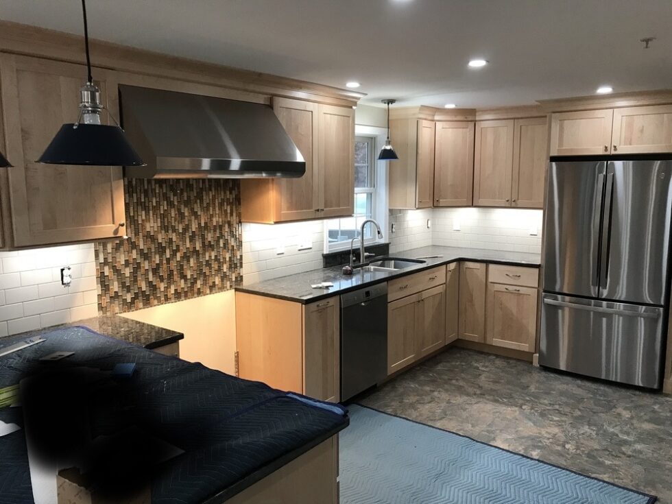 Kitchen Remodel by New England Home Pros located in Londonderry, NH 03053