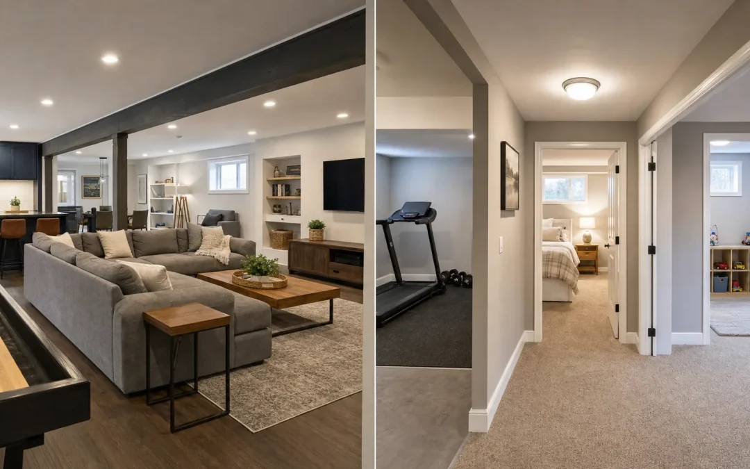 Open Basement Layout or Separate Rooms? How to Compare the Tradeoffs